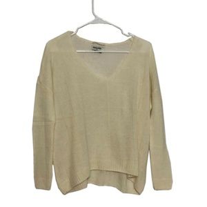 Max & Moi Paris Women Pullover Sweater Cream SZ 36
